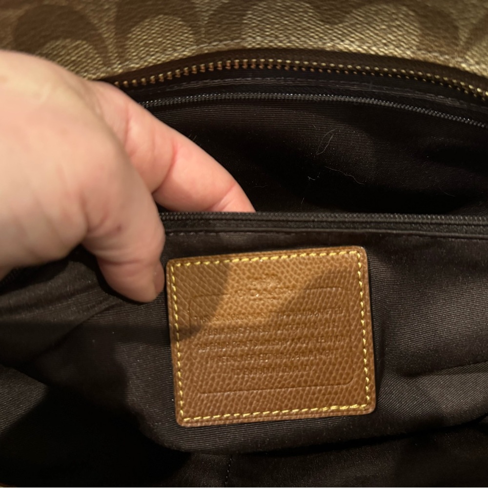 Coach diaper bag, like new